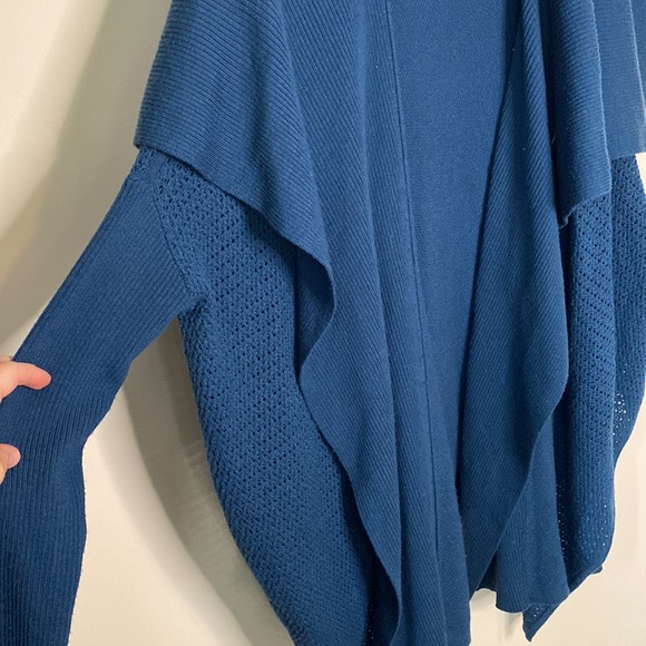 Lacoste + MaLandrino Merino Wool Cardigan Wrap Sweater - Picture 2 of 8